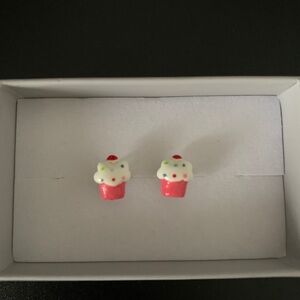 Cupcake earrings fantasy jewelry